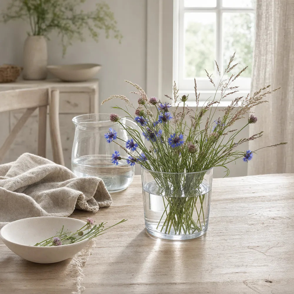 Alsaba Home - Zylindrische Glasvase Levi