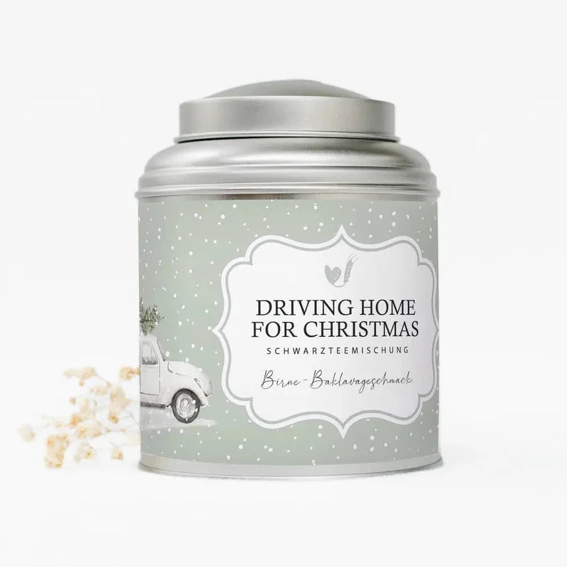 Bake Affair Tee Schwarztee Driving Christmas Birnen