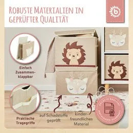Bieco Spielwaren Aufbewahrungsbox Deckel Reh Ella