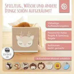 Bieco Spielwaren Aufbewahrungsbox Kinder Reh Motiv