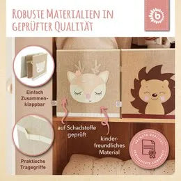 Bieco Spielwaren Aufbewahrungsbox Kinder Reh Motiv