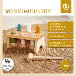Bieco Spielwaren Babyzubehör Hammerbank FSC Holz