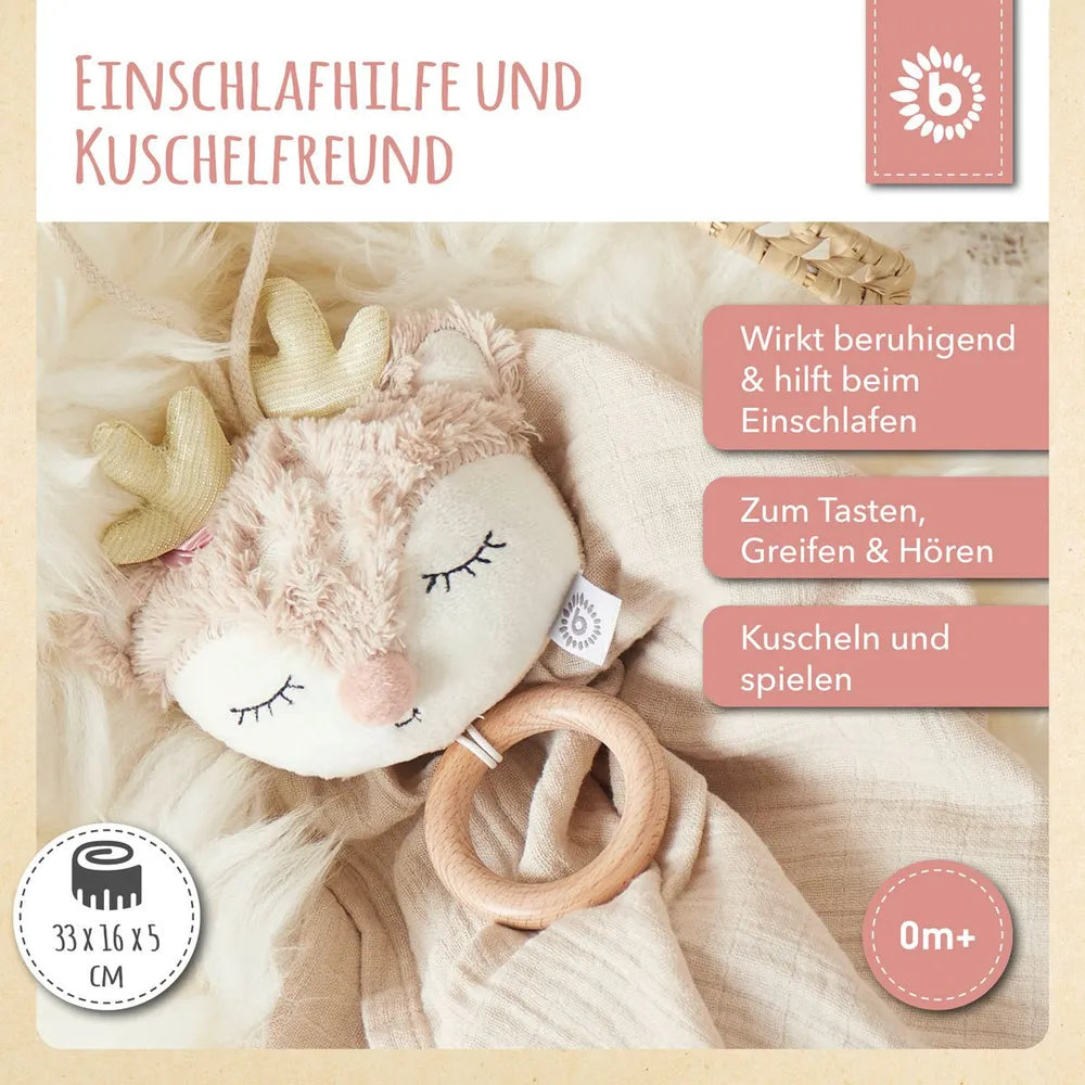 Bieco Spielwaren Musikspieluhr Reh Ella mit Holzring