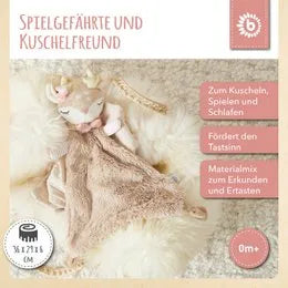 Bieco Spielwaren Stofftier Schmusetuch Reh Ella