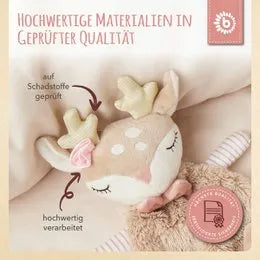 Bieco Spielwaren Stofftier Schmusetuch Reh Ella