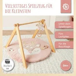 Bieco Spielwaren Krabbeldecke Plüsch Reh Ella 70 cm