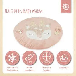 Bieco Spielwaren Krabbeldecke Plüsch Reh Ella 70 cm
