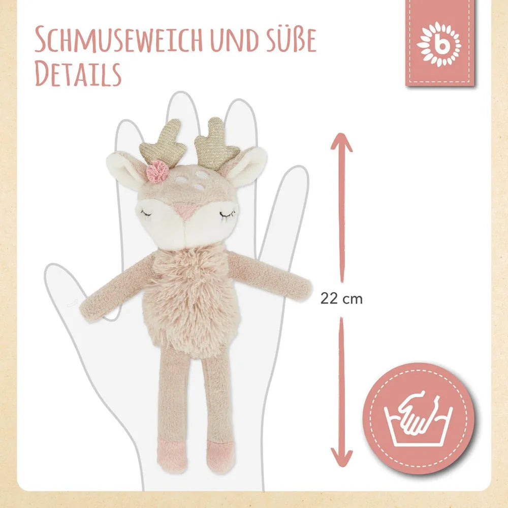 Bieco Spielwaren Spielfigur Reh Ella mit Rassel