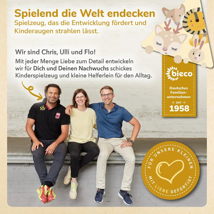Bieco Spielwaren Schaukelpferd Steckenpferd Ginger
