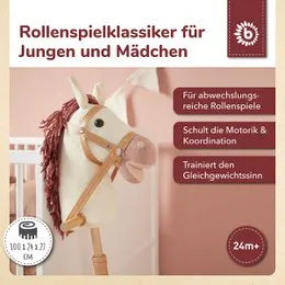 Bieco Spielwaren Schaukelpferd Steckenpferd Ginger
