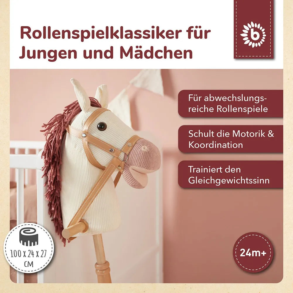 Bieco Spielwaren Schaukelpferd Steckenpferd Ginger