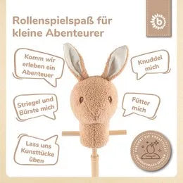 Bieco Spielwaren Stofftier Steckentier Hase Fine