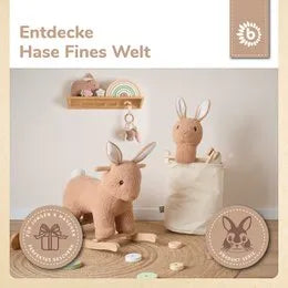 Bieco Steckentiere mit Holzrädern – Ginger, Fine &amp; Mika — Hase Fine