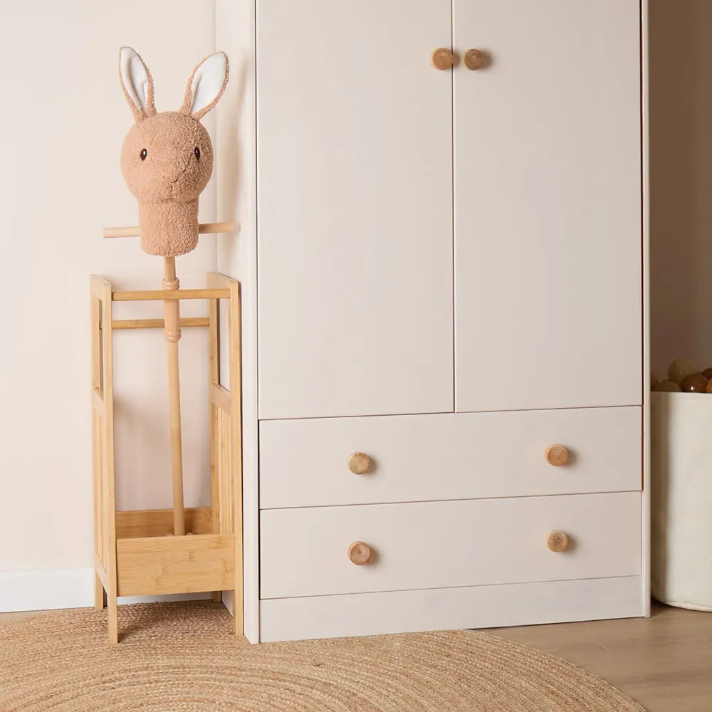 Bieco Steckentiere mit Holzrädern – Ginger, Fine &amp; Mika — Hase Fine
