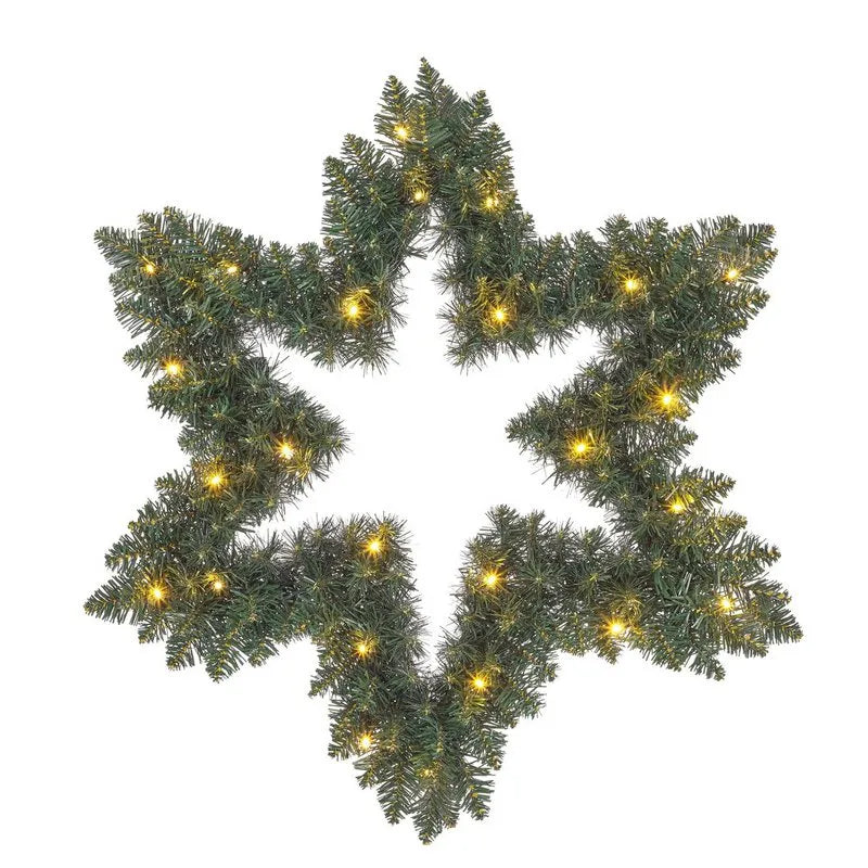 Black Box Trees Sternförmiger LED-Weihnachtskranz