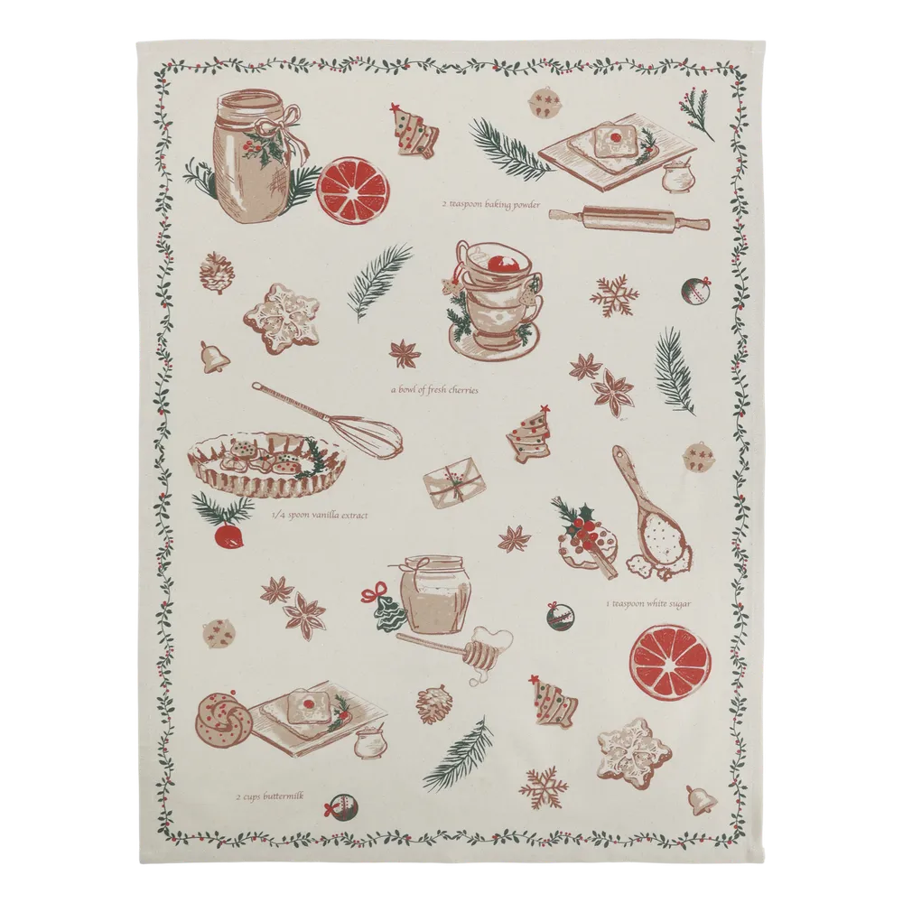 Chic Antique Geschirrtuch Aix Weihnachtsbackmotiv