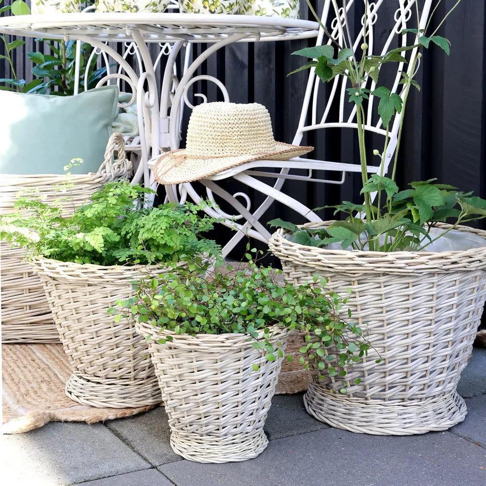 Chic Antique - Weiden-Pflanzkorb