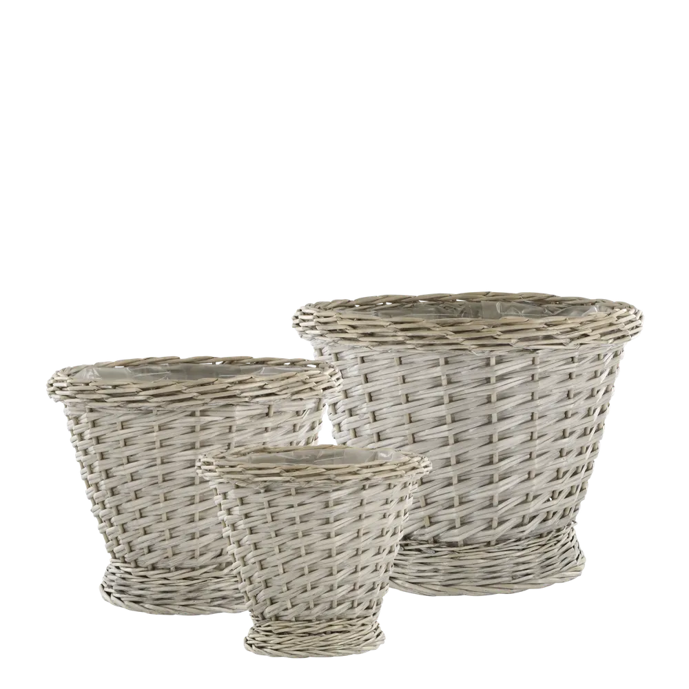 Chic Antique - Weiden-Pflanzkorb