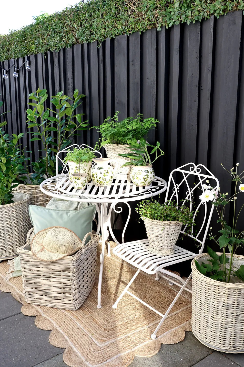 Chic Antique - Weiden-Pflanzkorb