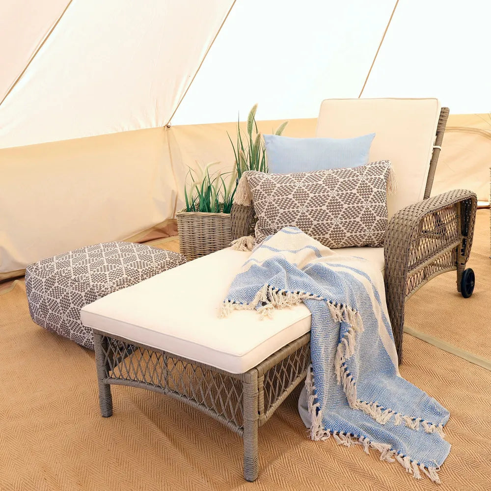 Chic Antique - Gartenliege Natur