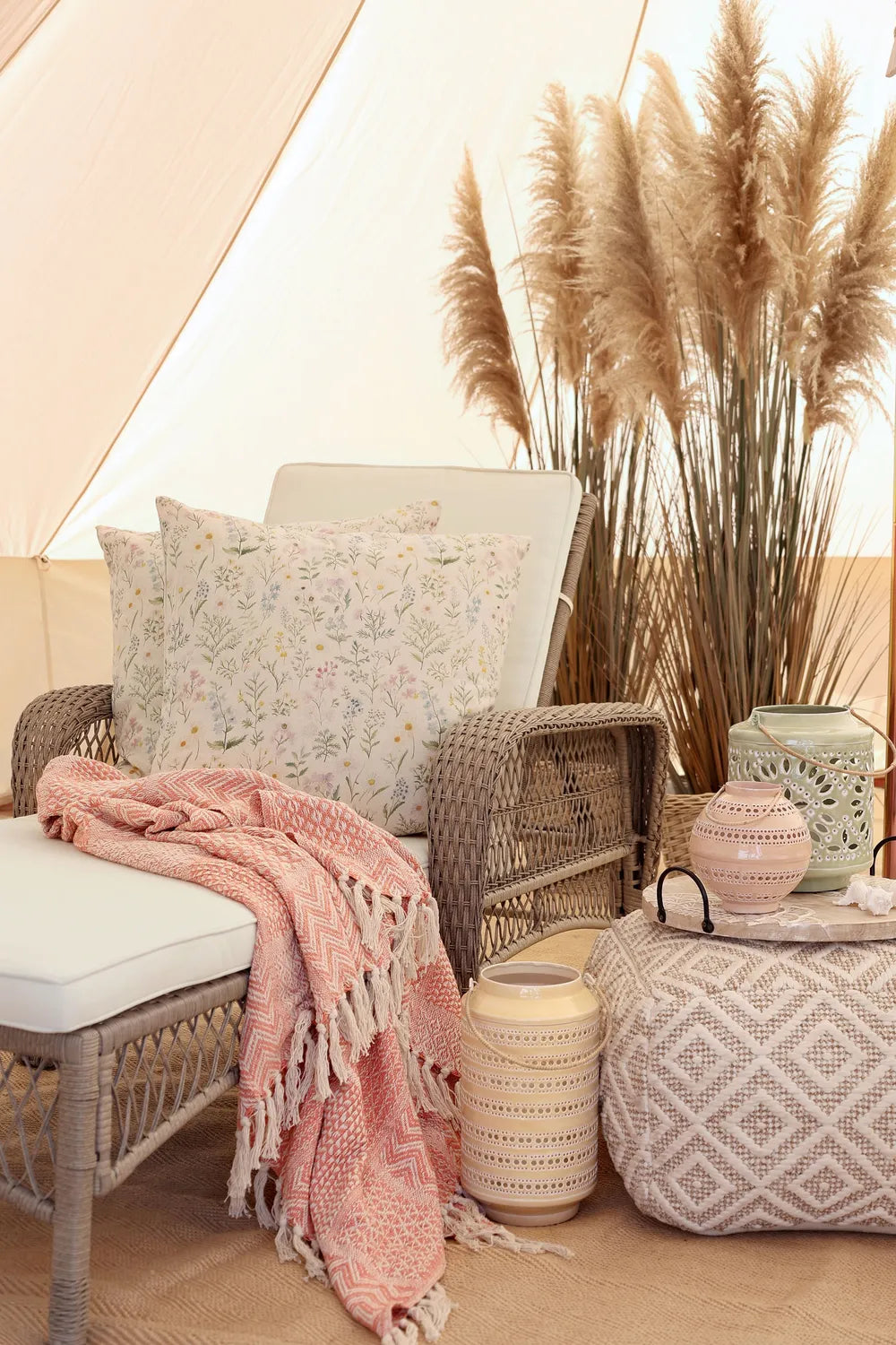 Chic Antique - Gartenliege Natur
