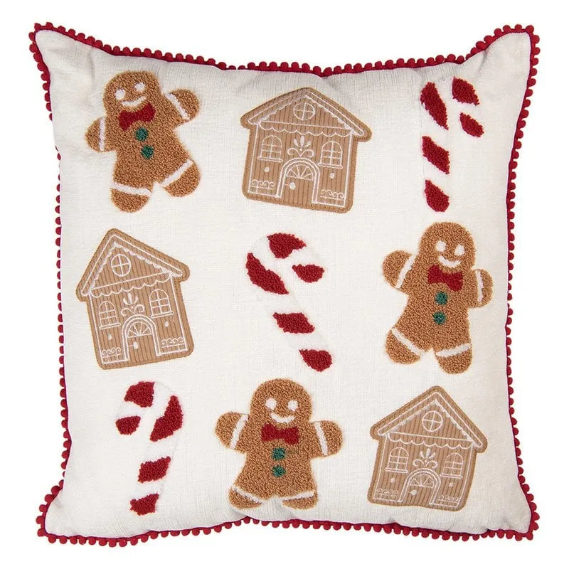 Clayre & Eef. Kissen Dekokissen Lebkuchen Motiven