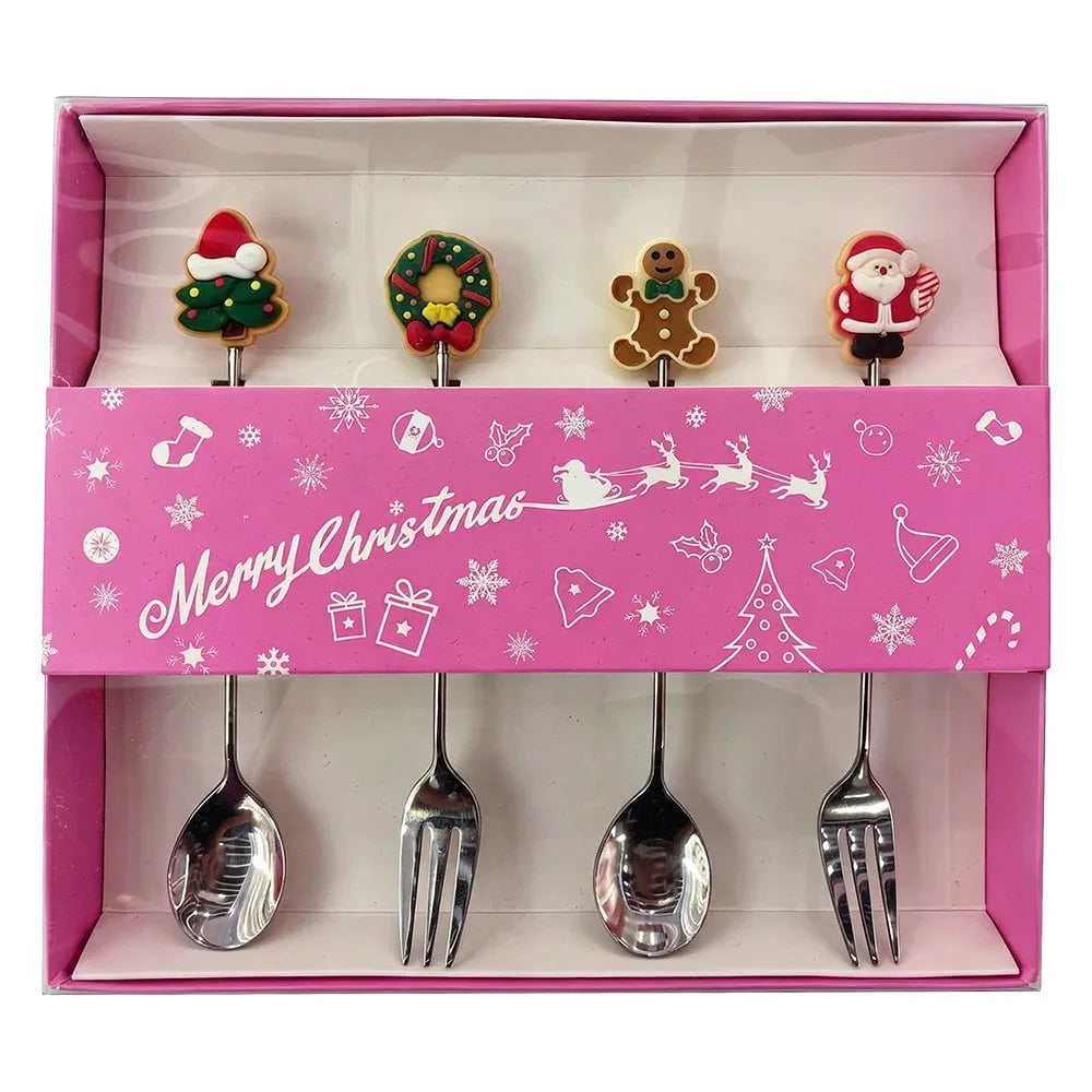 Clayre & Eef. Besteck Dessertbesteck Set Silber