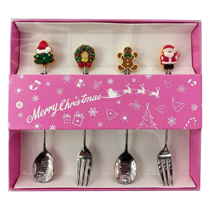 Clayre &amp; Eef. Besteck Dessertbesteck Set Silber