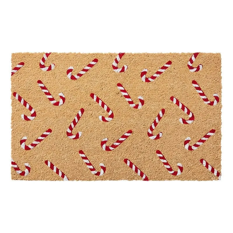 Clayre &amp; Eef. Fußmatte Kokos Zuckerstangen Muster