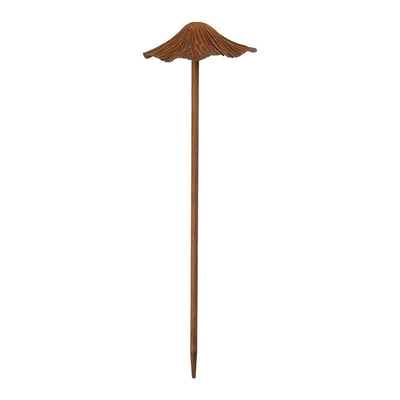 Clayre &amp; Eef. Gartenstecker Pilz aus Metall in Braun