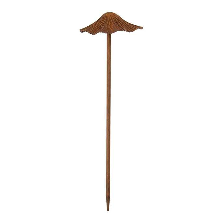 Clayre &amp; Eef. Gartenstecker Pilz aus Metall in Braun