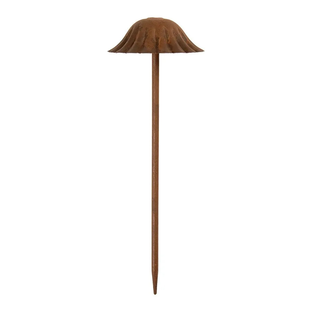Clayre &amp; Eef. Gartenstecker Pilz aus Metall 14 cm