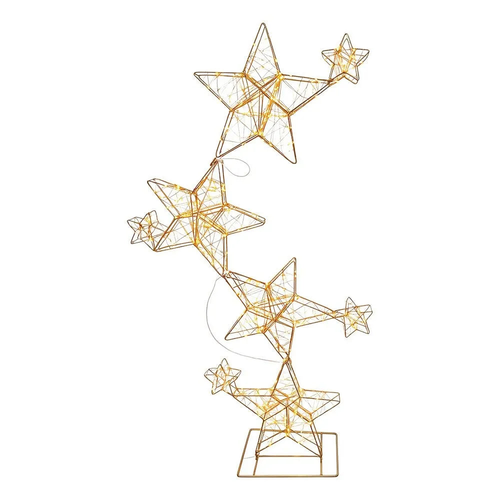 Clayre & Eef. Lampen Stehleuchte Stars Kunststoff