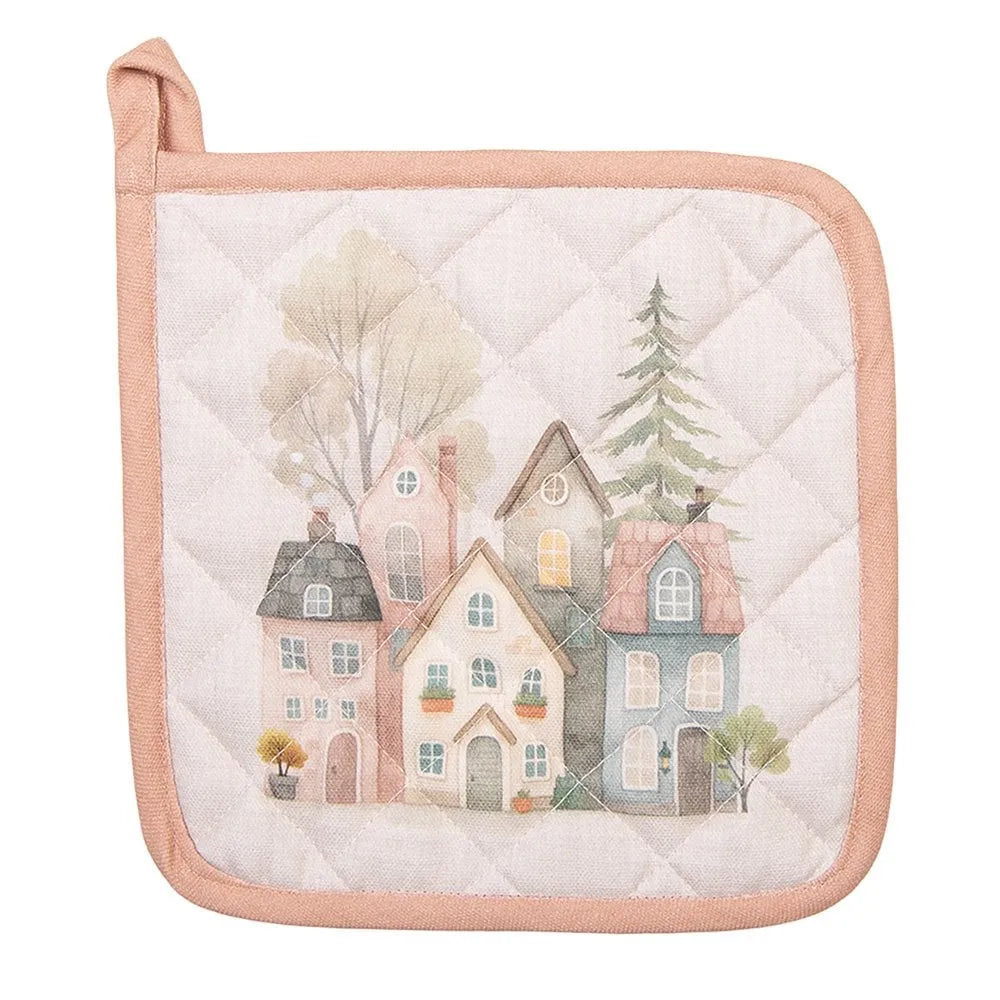 Clayre &amp; Eef. Topflappen aus Baumwolle mit Herzmotiv