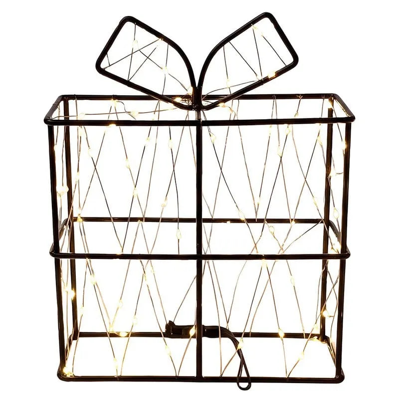 Clayre &amp; Eef. LED Lichter Geschenke Draht Schwarz