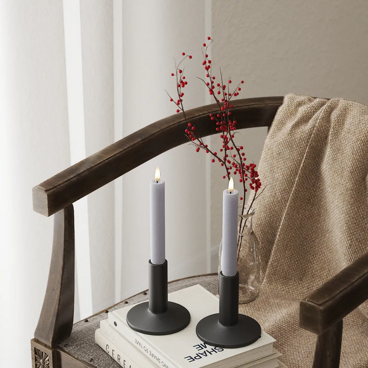 Deluxe Homeart LED-Stabkerzen 2er-Set Real Flame
