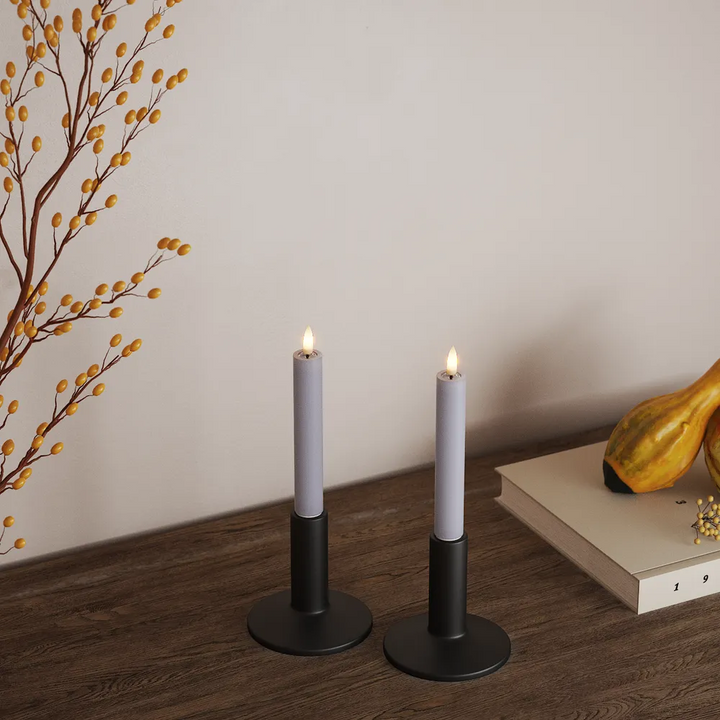 Deluxe Homeart LED-Stabkerzen 2er-Set Real Flame