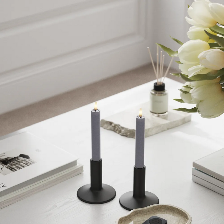 Deluxe Homeart LED-Stabkerzen 2er-Set Real Flame
