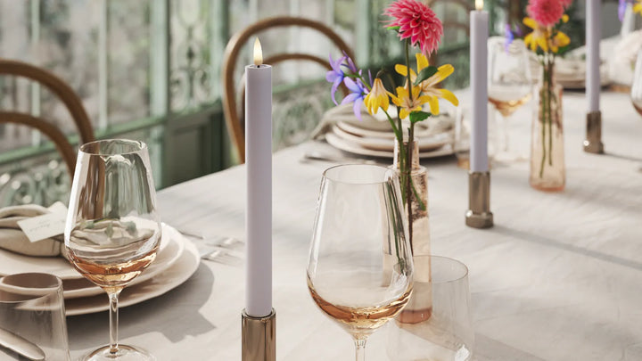 Deluxe Homeart LED Kerze Stabkerzen Set Real 2,0 cm