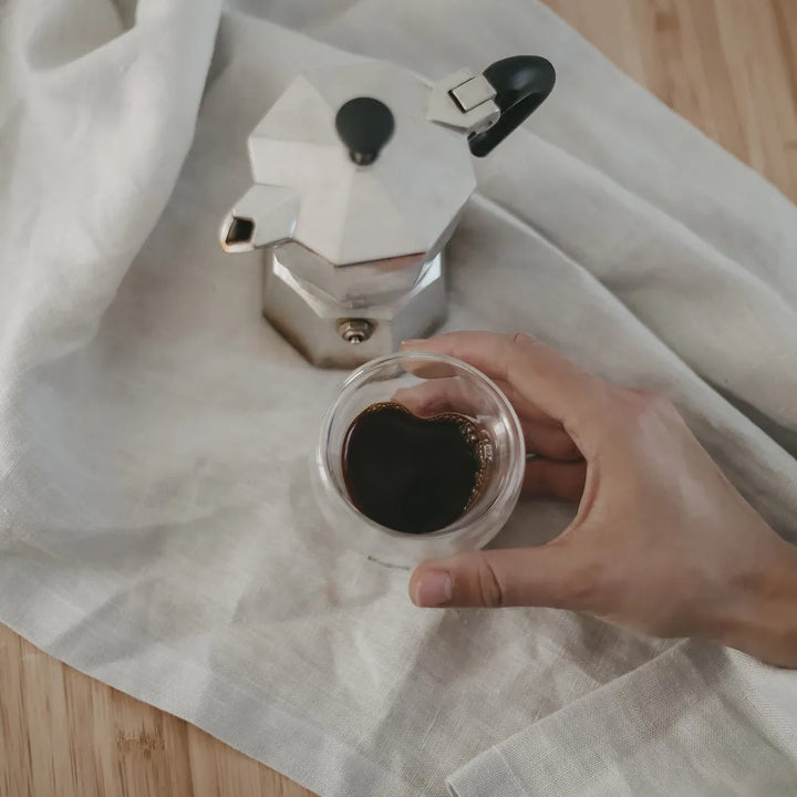 Eulenschnitt Trinkglas Doppelwandiges Espressoglas