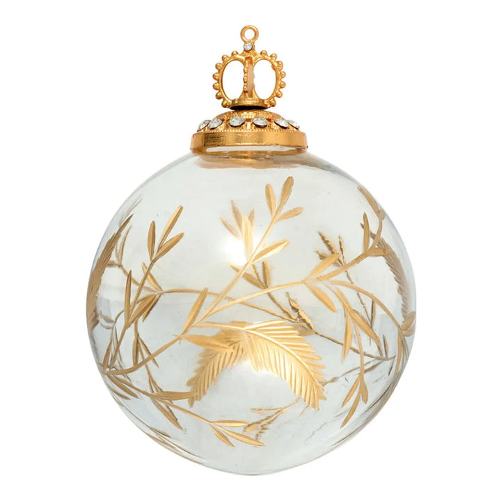 GreenGate - Glaskugel Ast gold klar groß