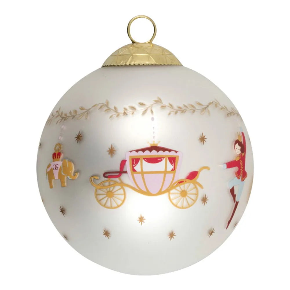 GreenGate - Royal Christmas Ball glass white