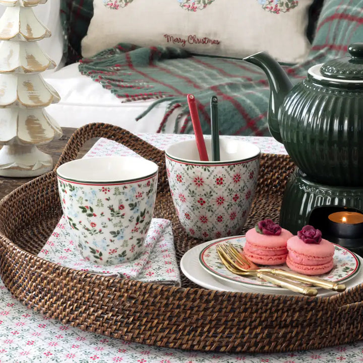 GreenGate - Dotty Teller dunkelgrün