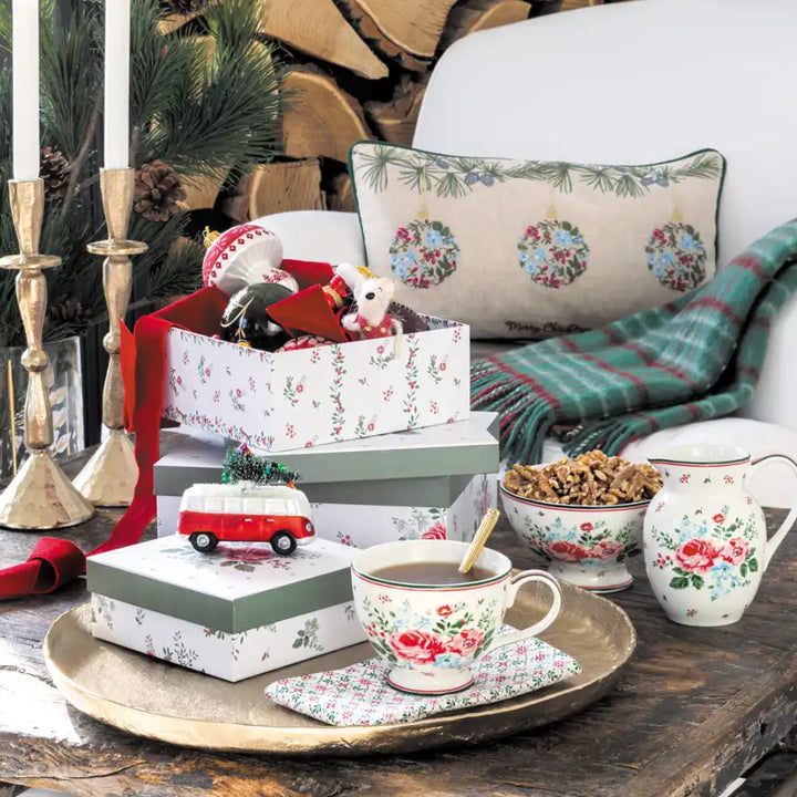 GreenGate - Dotty Teller dunkelgrün