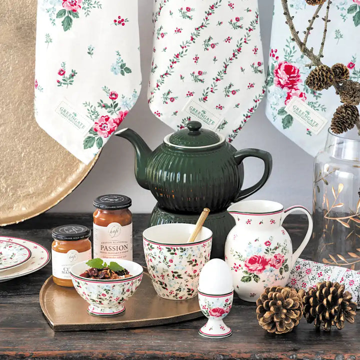 GreenGate - Dotty Teller dunkelgrün
