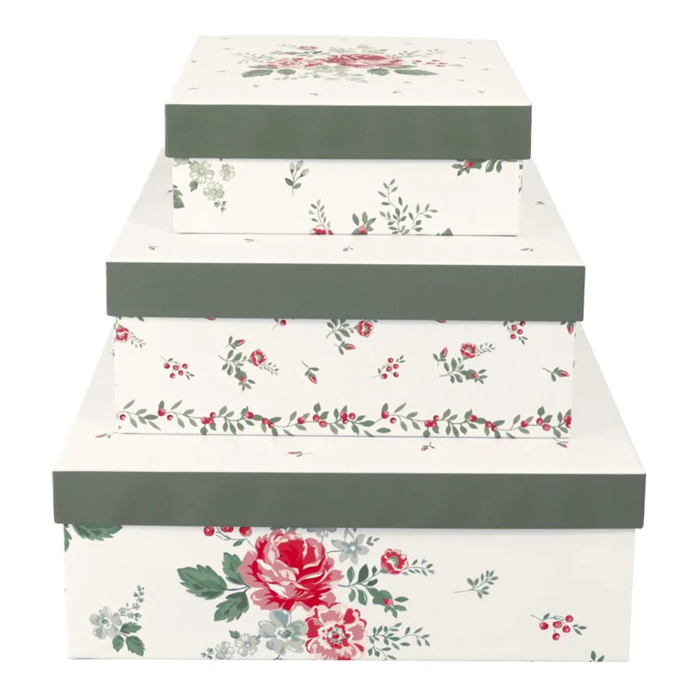 GreenGate - Erica Geschenkbox weiß 3er-Set