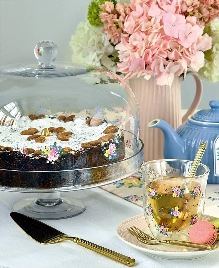 GreenGate Laura Tortenplatte mit Glasglocke large – Alsaba