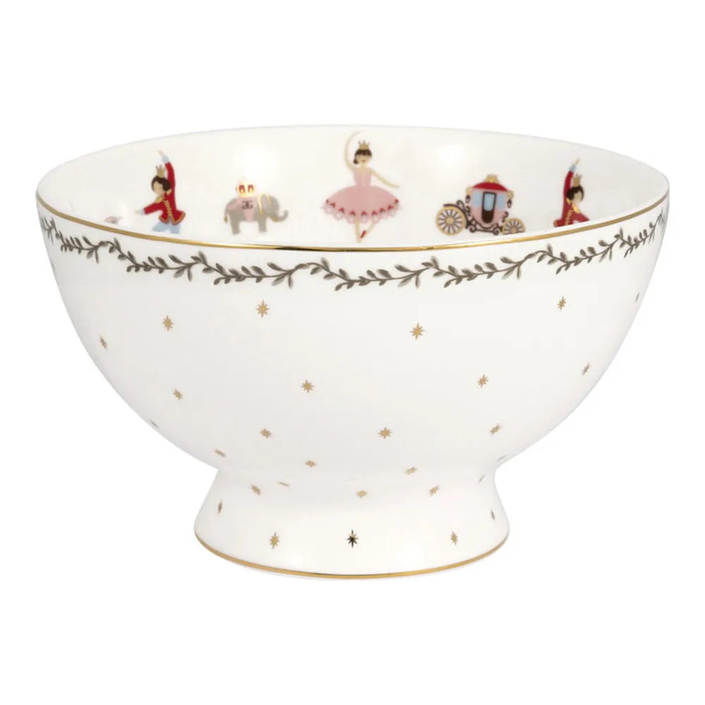 GreenGate - Suppenschale Royal Christmas Weiß