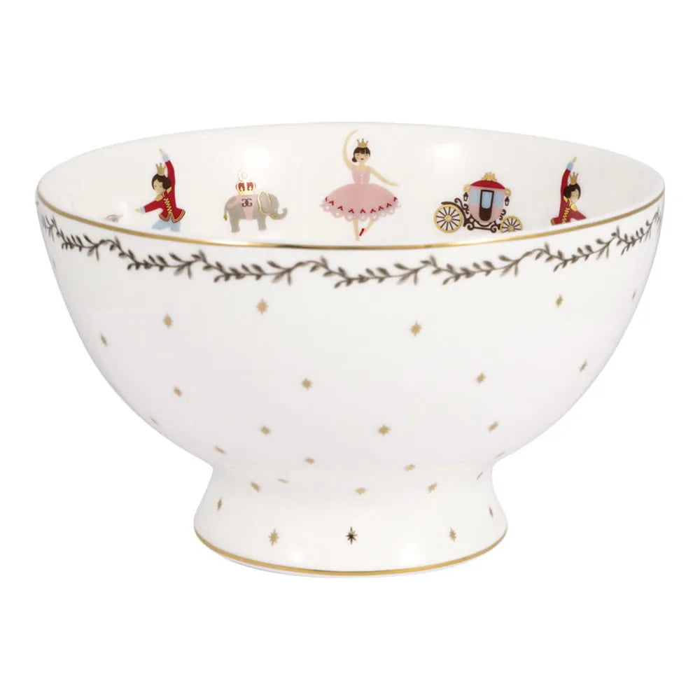 GreenGate - Suppenschale Royal Christmas Weiß