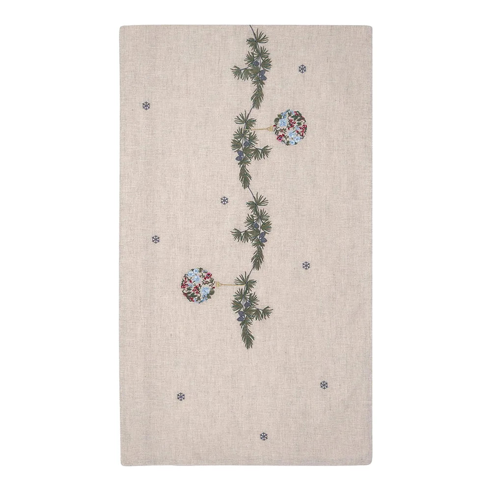 GreenGate - Joelle Tischläufer weiß mit Stickerei